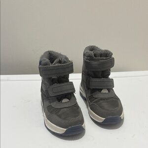Gray LUPILU Kids Shoes with Velcro Straps
